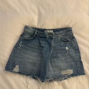 Zara denim skort
